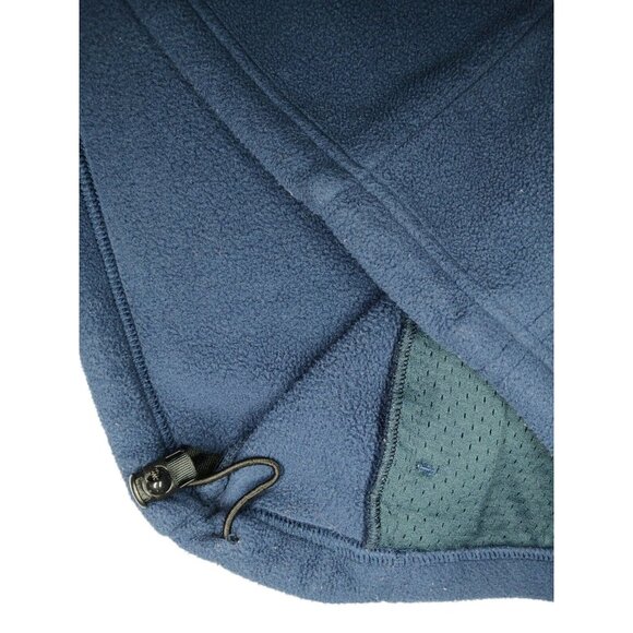 LL Bean Blue Fleece Zip Front Vest Womens SM Classic Outdoor Pockets 0 WN53 - Picture 5 of 8